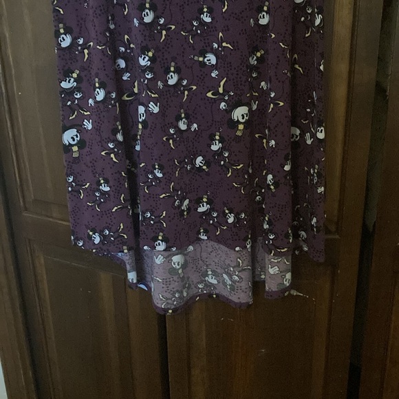 Lularoe Purple Minnie Mouse High Low T Shirt Dress - Picture 3 of 4